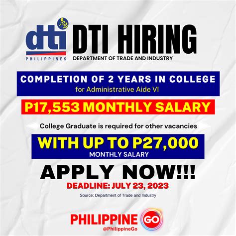 careers at dti|DTI Vacancies 2021 .